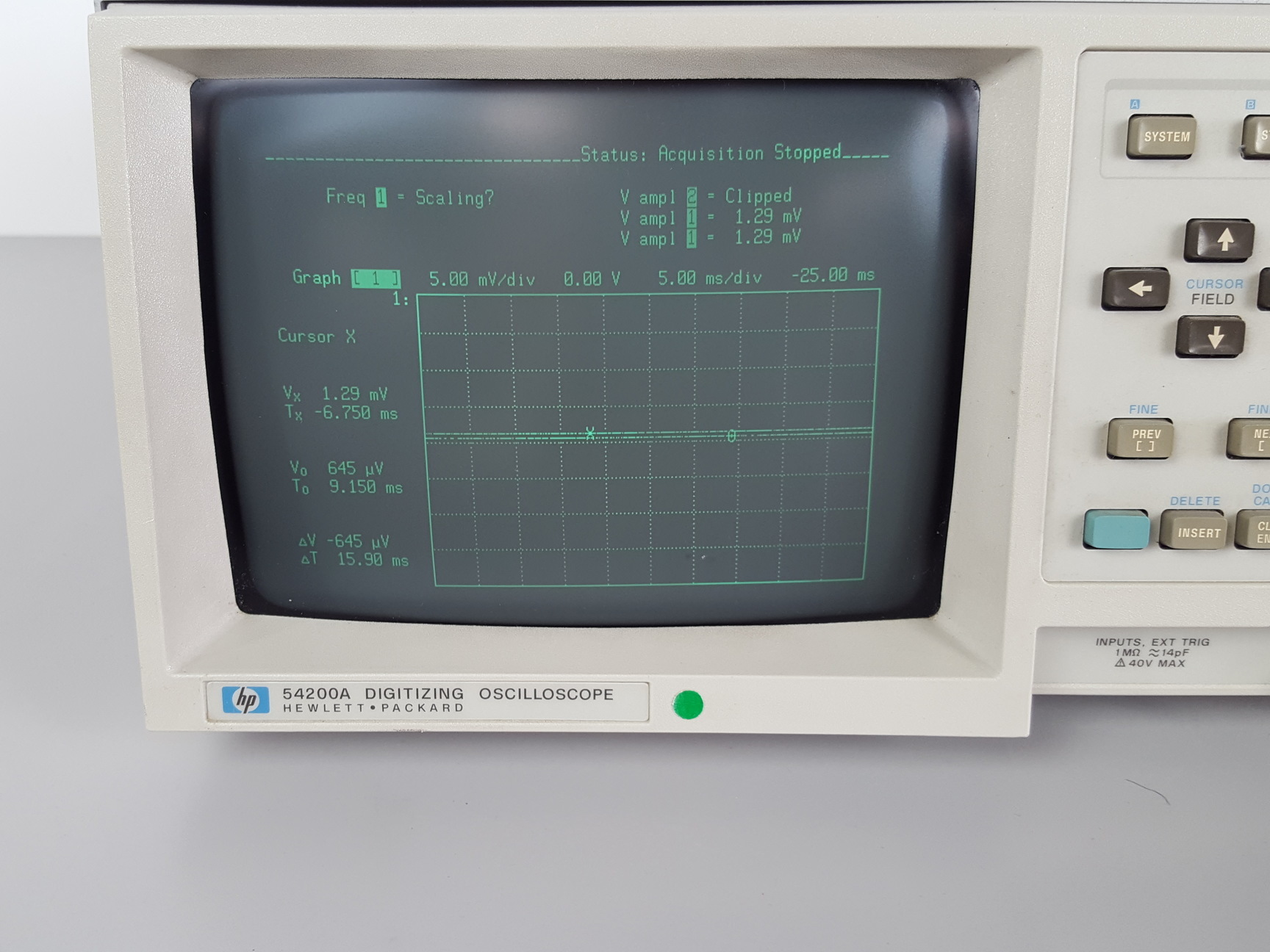 Image of HP 54200A Digitizing Oscilloscope Lab