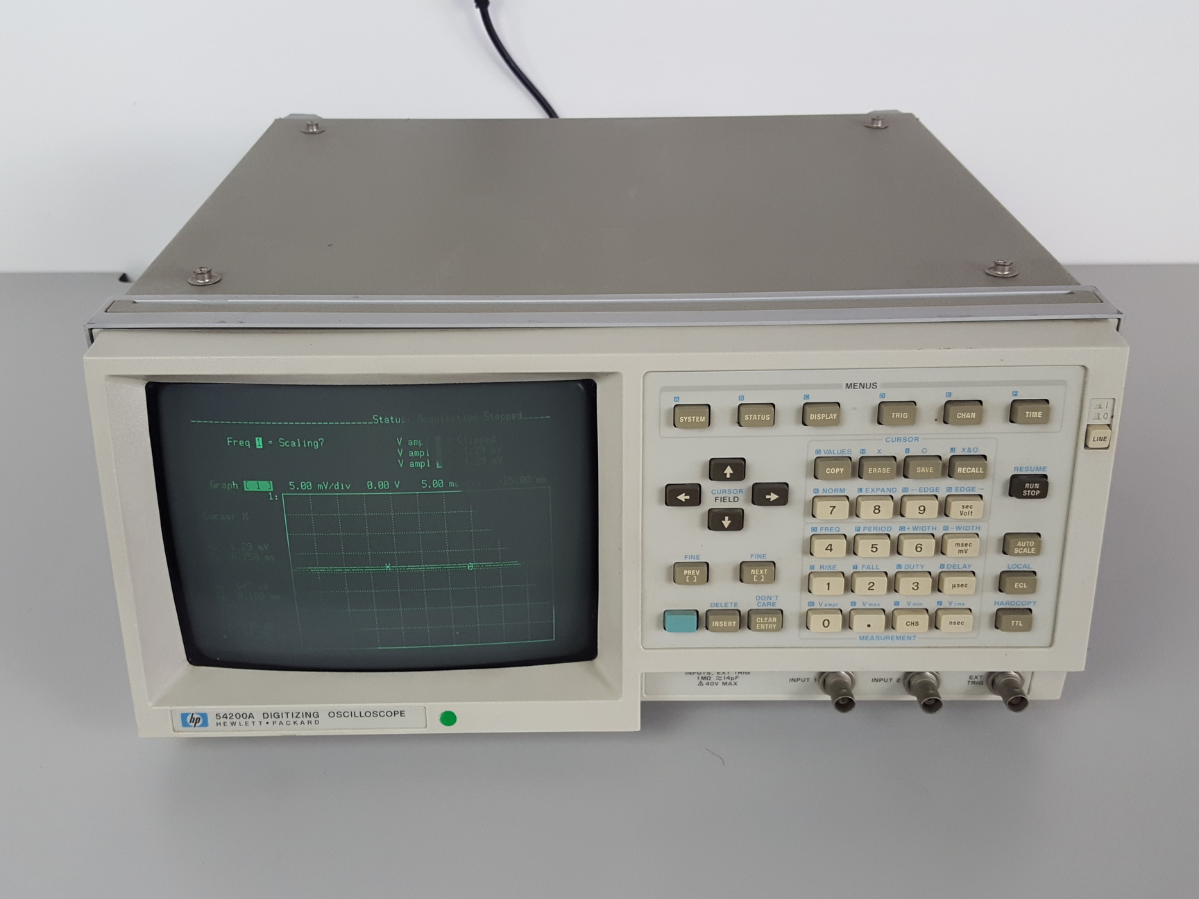 Image of HP 54200A Digitizing Oscilloscope Lab