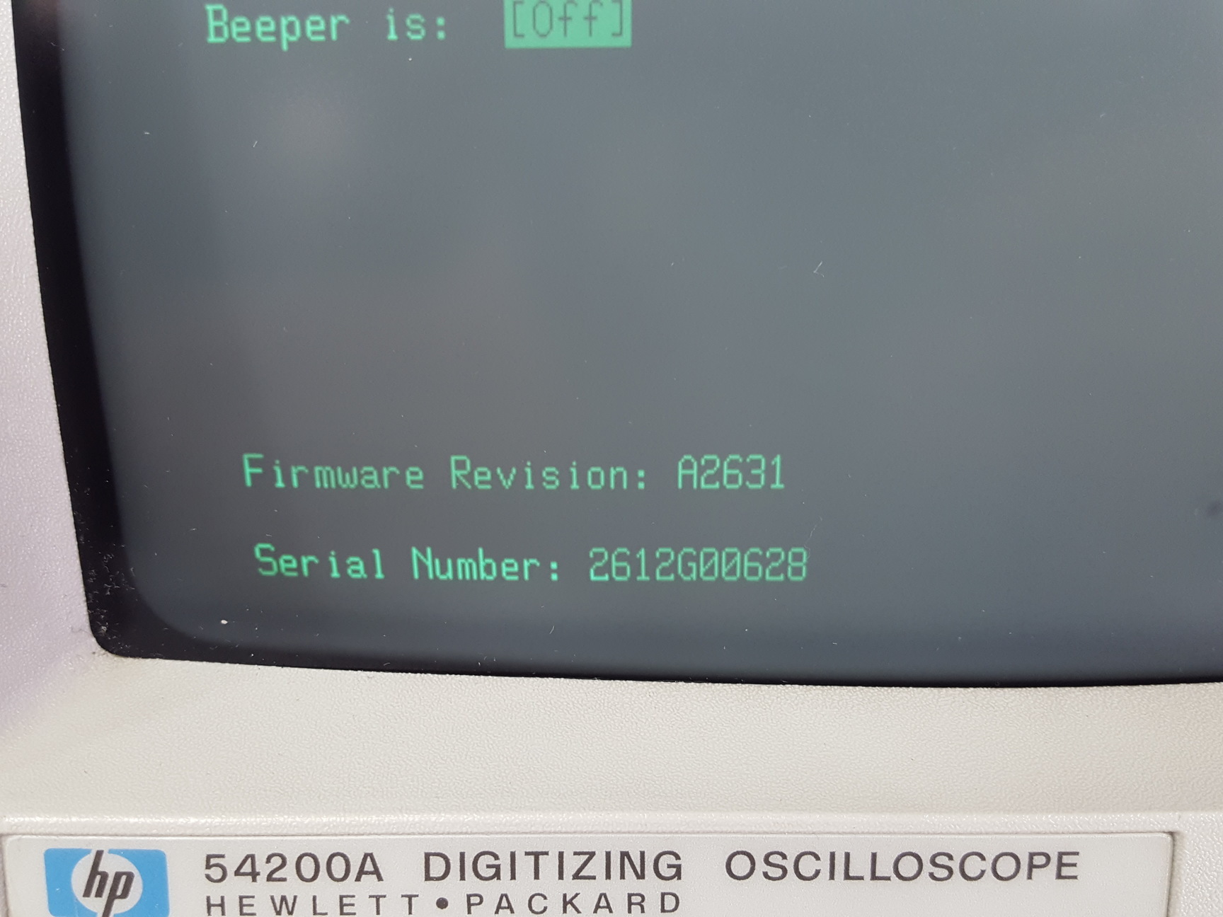 Image of HP 54200A Digitizing Oscilloscope Lab