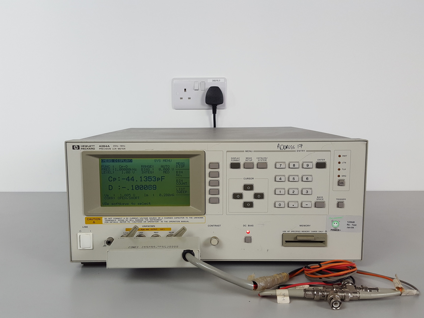 Image of Hewlett Packard 4284A Precision LCR Meter Lab