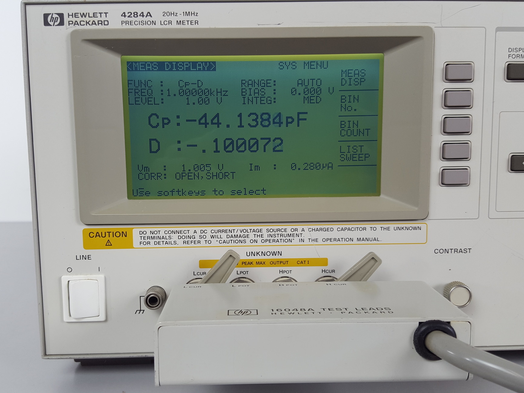 Image of Hewlett Packard 4284A Precision LCR Meter Lab