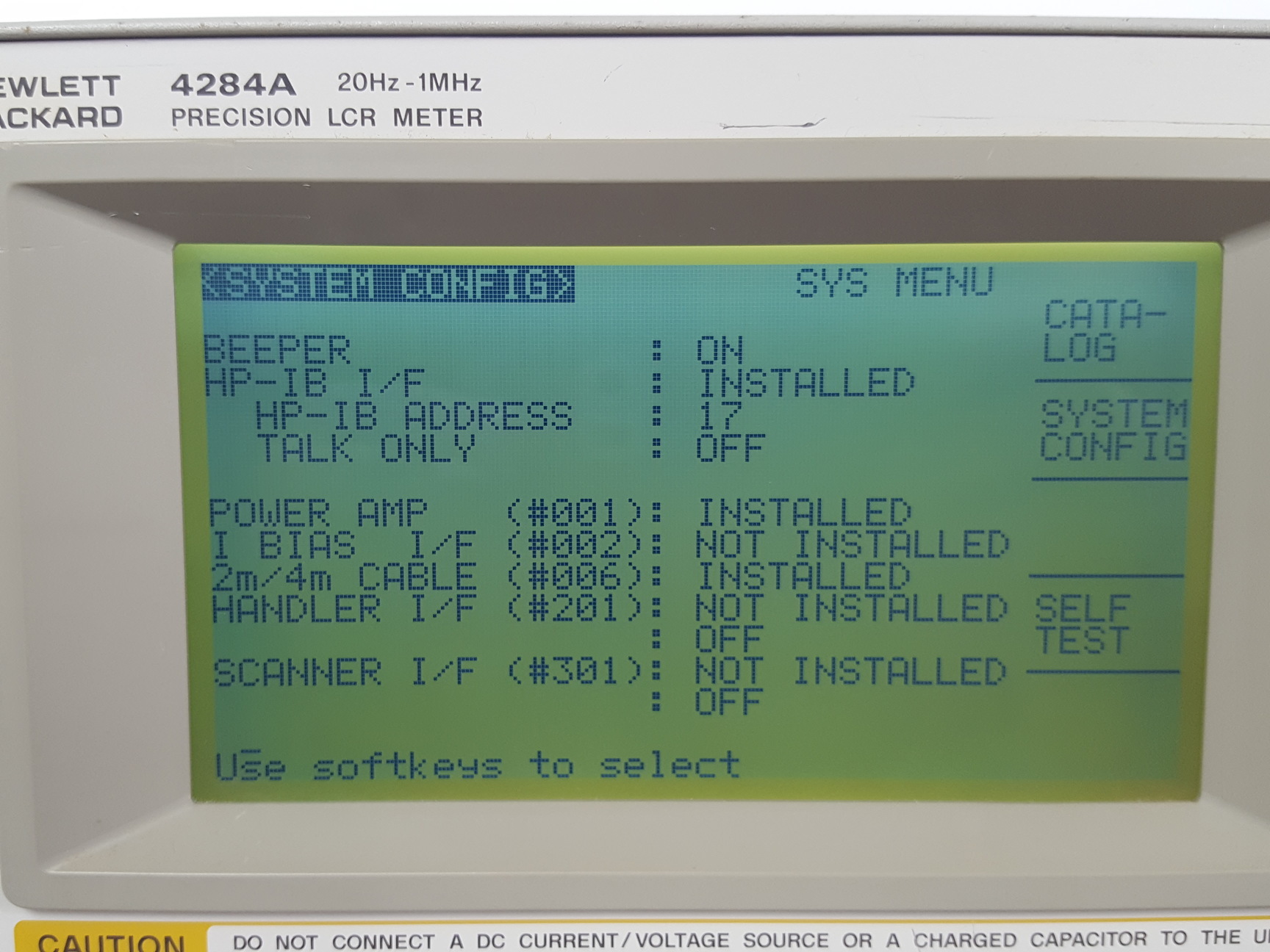 Image of Hewlett Packard 4284A Precision LCR Meter Lab