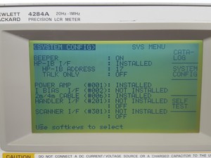 Thumbnail image of Hewlett Packard 4284A Precision LCR Meter Lab