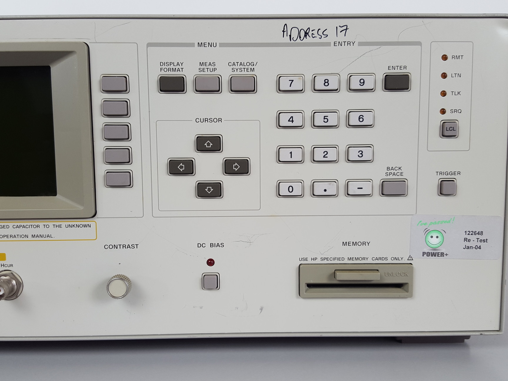 Image of Hewlett Packard 4284A Precision LCR Meter Lab