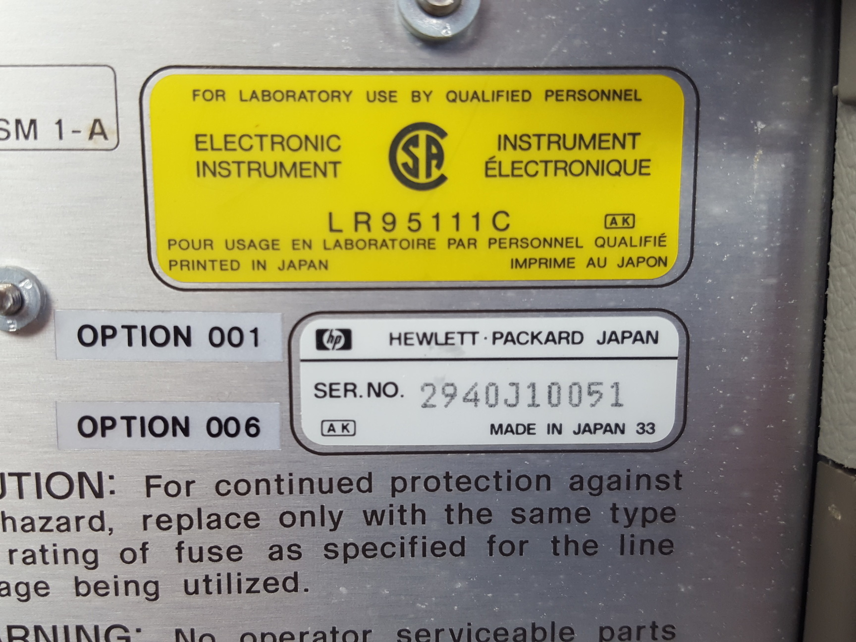 Image of Hewlett Packard 4284A Precision LCR Meter Lab