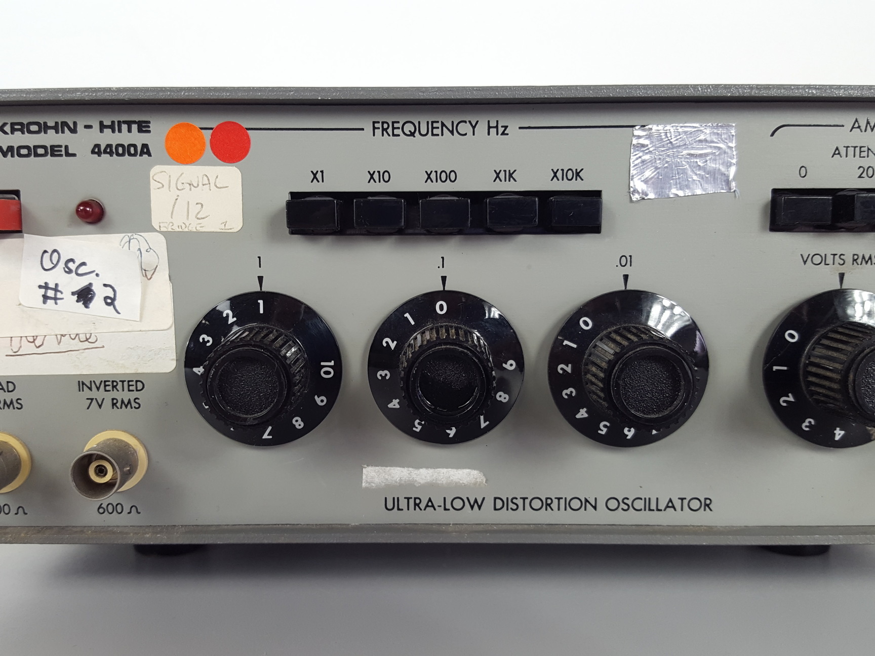 Image of Krohn-Hite Model 4400A Ultra-Low Distortion Oscillator Lab