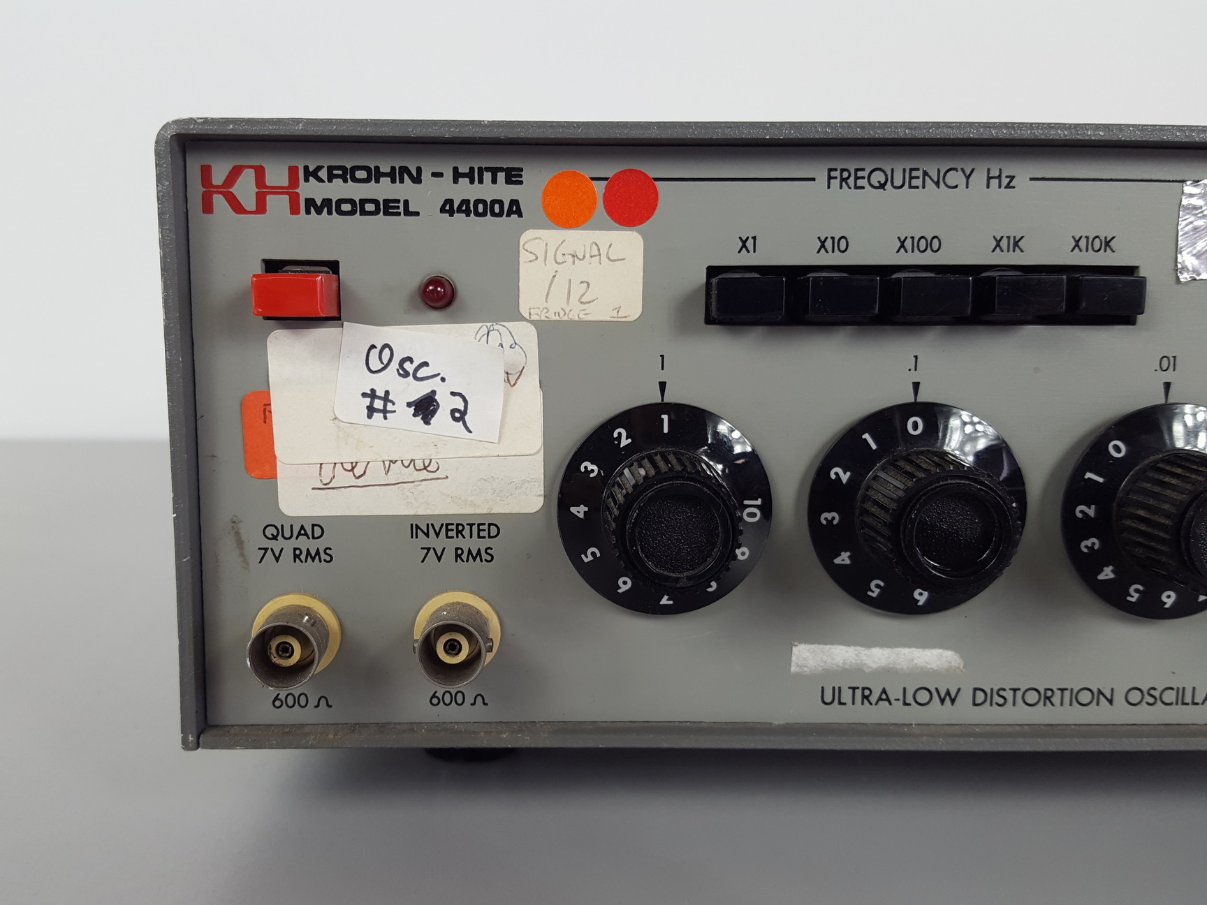 Image of Krohn-Hite Model 4400A Ultra-Low Distortion Oscillator Lab
