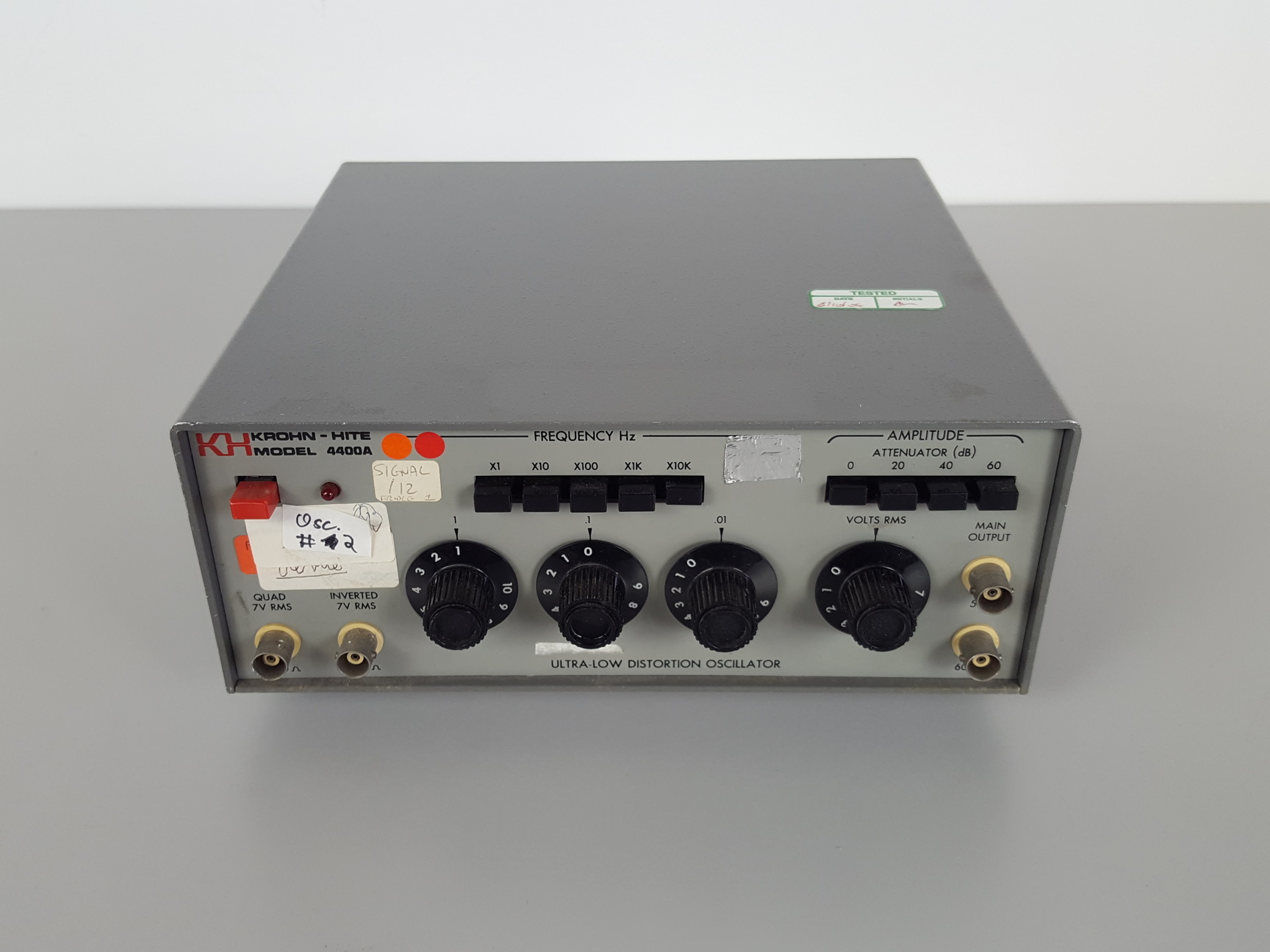 Image of Krohn-Hite Model 4400A Ultra-Low Distortion Oscillator Lab