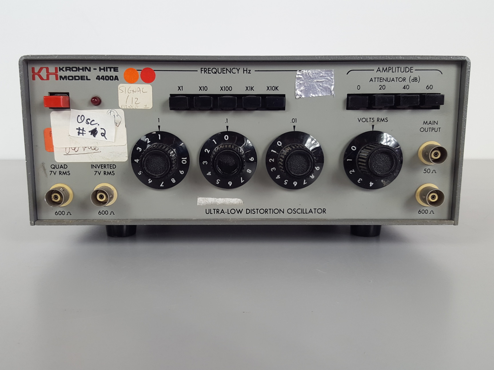 Image of Krohn-Hite Model 4400A Ultra-Low Distortion Oscillator Lab