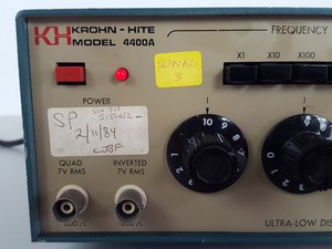Thumbnail image of Krohn-Hite Model 4400A Ultra-Low Distortion Oscillator Lab