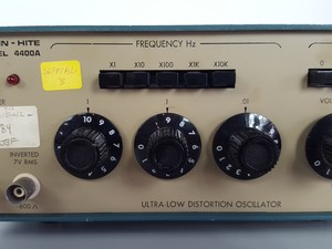 Thumbnail image of Krohn-Hite Model 4400A Ultra-Low Distortion Oscillator Lab