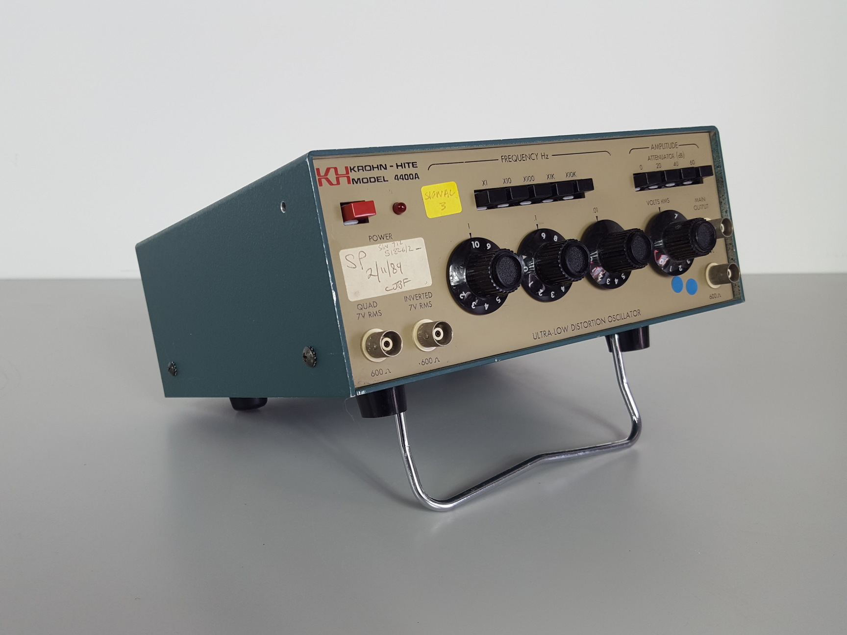 Image of Krohn-Hite Model 4400A Ultra-Low Distortion Oscillator Lab