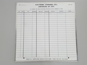 Thumbnail image of Cropico ESC1 Electronic Standard Cell Volt Reference Lab Spares or Repairs