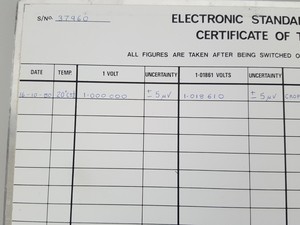 Thumbnail image of Cropico ESC1 Electronic Standard Cell Volt Reference Lab Spares or Repairs