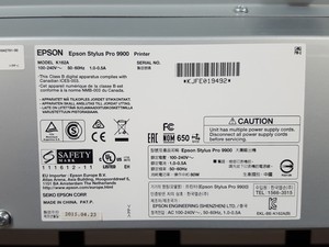 Thumbnail image of Epson Stylus Pro 9900 K162A Large Format 44" Photo Printer UltraChrome HDR