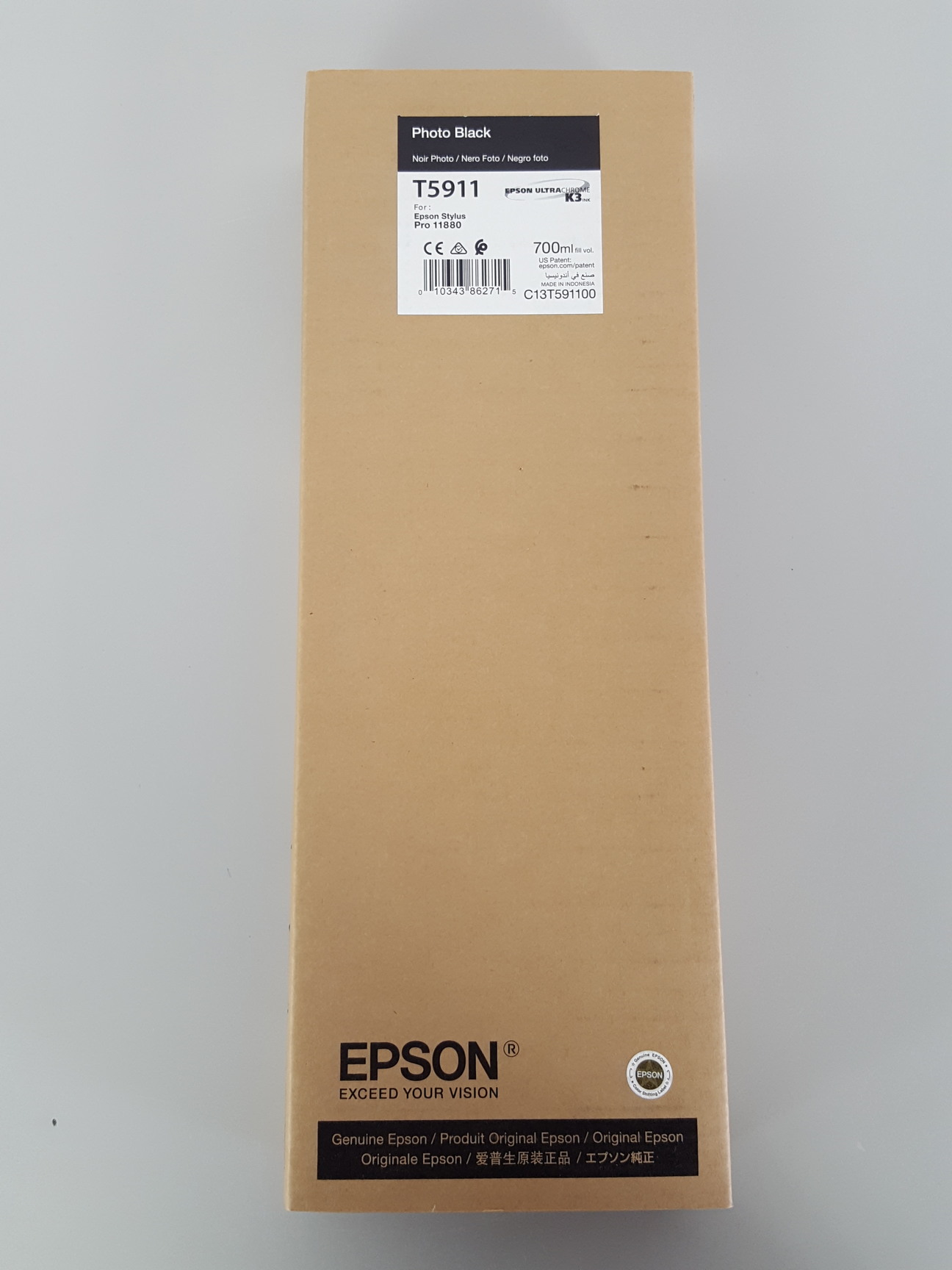 Epson T5911 Photo Black Toner Ink Cartridge for Epson Stylus Pro 11880 ...