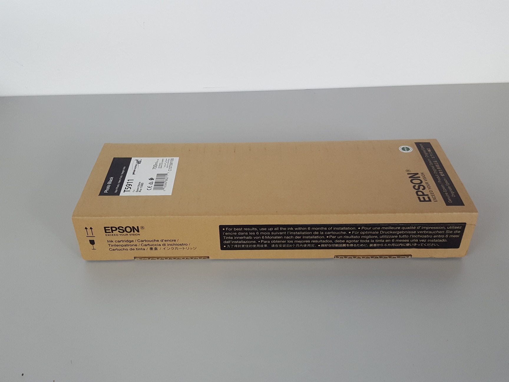 Image of Epson T5911 Photo Black Toner Ink Cartridge for Epson Stylus Pro 11880 700mL