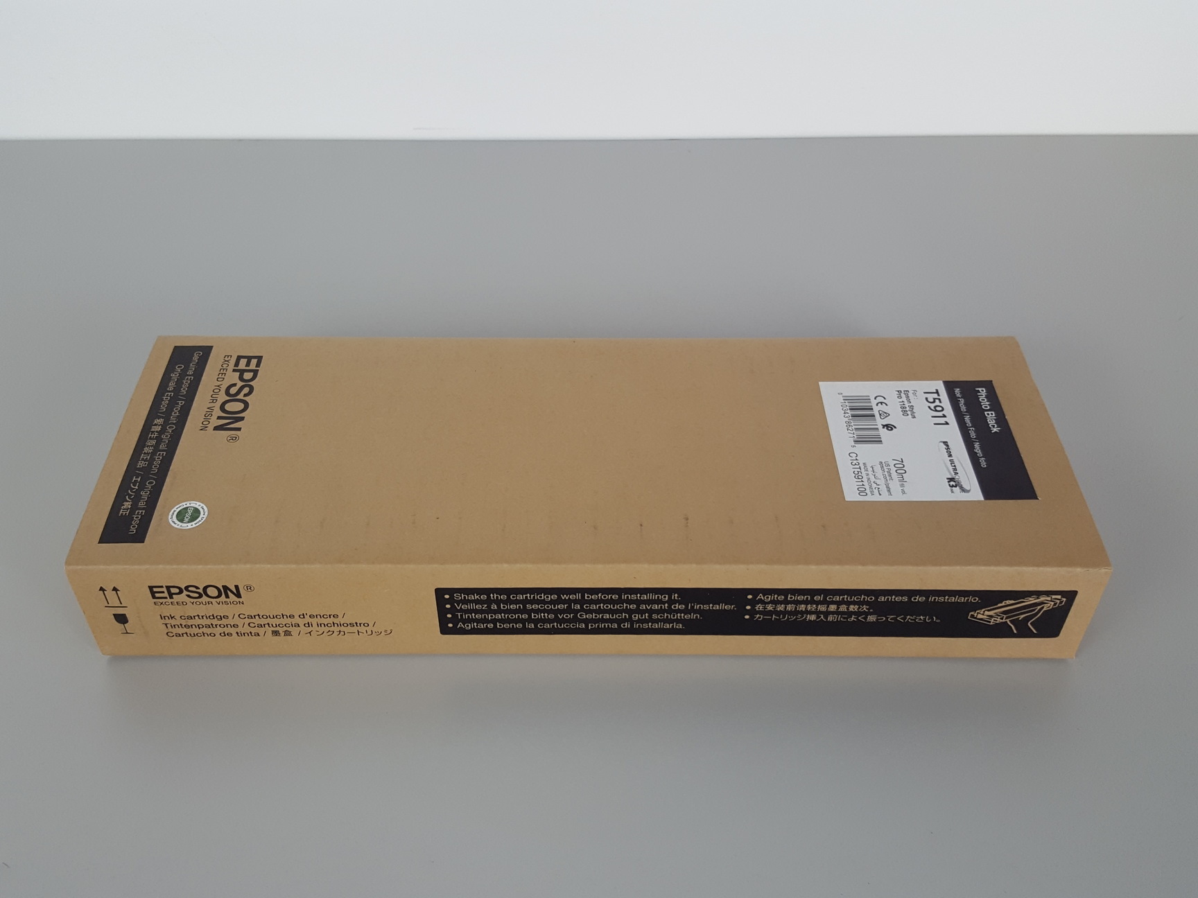 Image of Epson T5911 Photo Black Toner Ink Cartridge for Epson Stylus Pro 11880 700mL