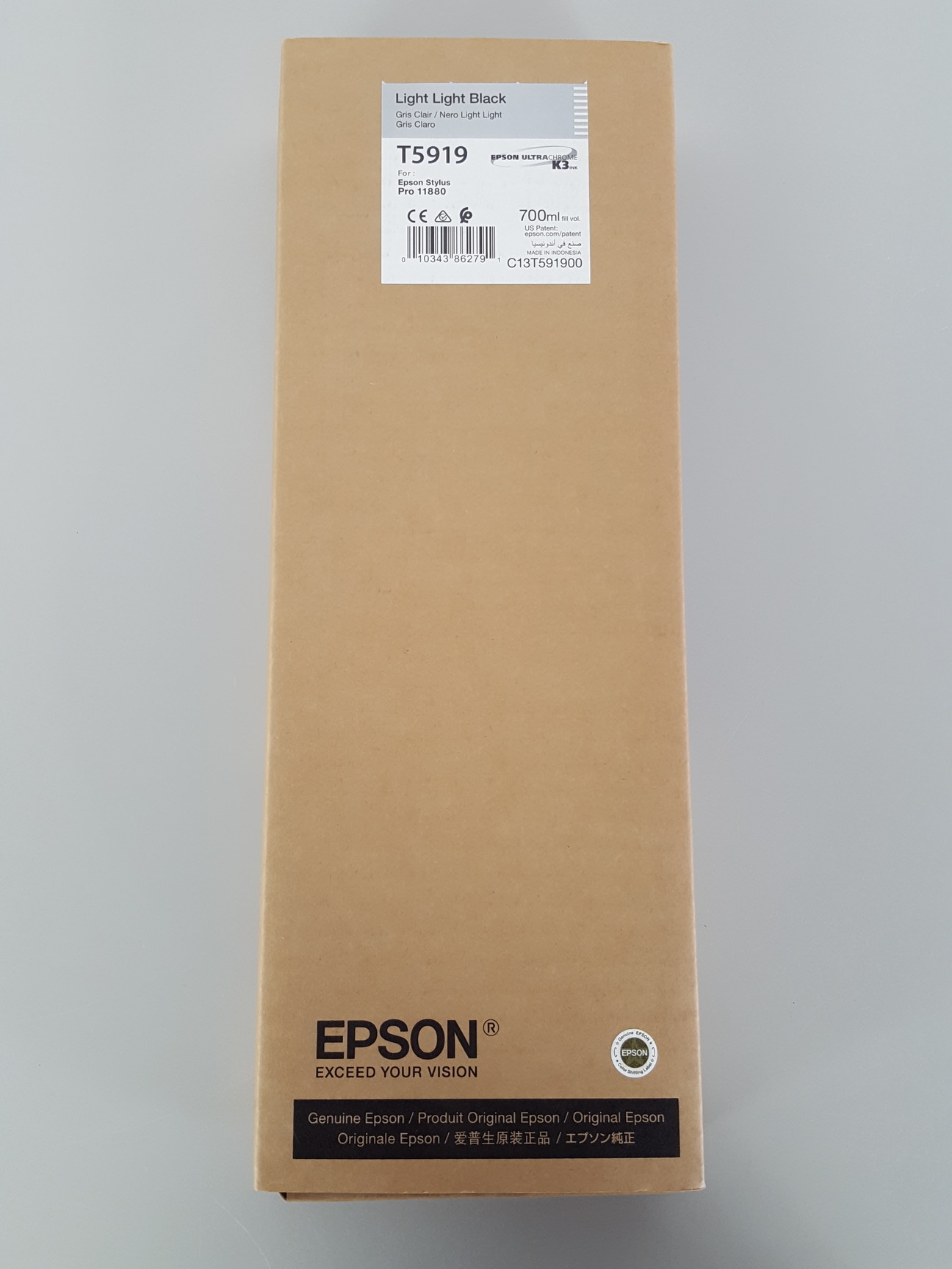 Image of Epson T5919 Light Light Black Toner Cartridge for Epson Stylus Pro 11880 Ink,