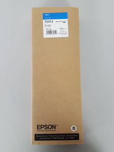Thumbnail image of Epson T5912 Cyan Toner Cartridge for Epson Stylus Pro 11880 Printer Ink, 700mL