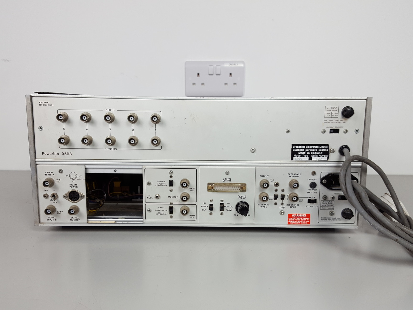 Image of EG&G Brookdeal 9503D-SC Precision Lock-in Amplifier & Powerbin 9598 Lab