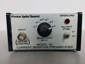 Thumbnail image of Princeton Applied Research Current Sensitive Preamplifier Model - 181 Lab