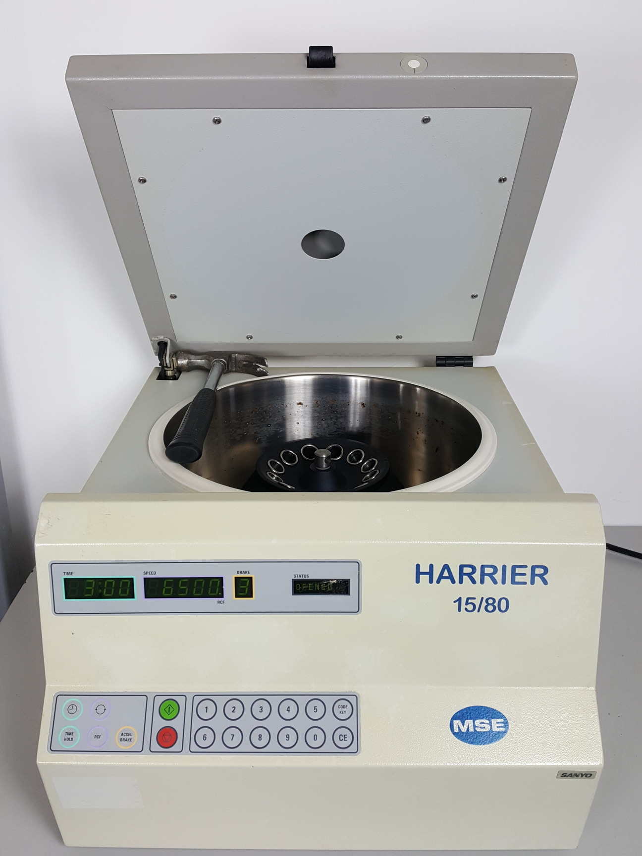 Image of MSE Harrier 15/80 Centrifuge + 5290 RCF 12x15ml Rotor Lab