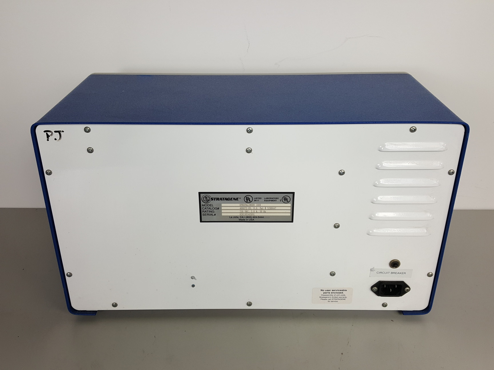 Image of Stratagene Stratalinker UV 1800 Crosslinker Lab Transilluminator