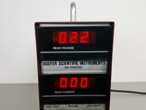 Thumbnail image of Hoefer Scientific Instruments PS500XT 230V DC Power Supply Lab