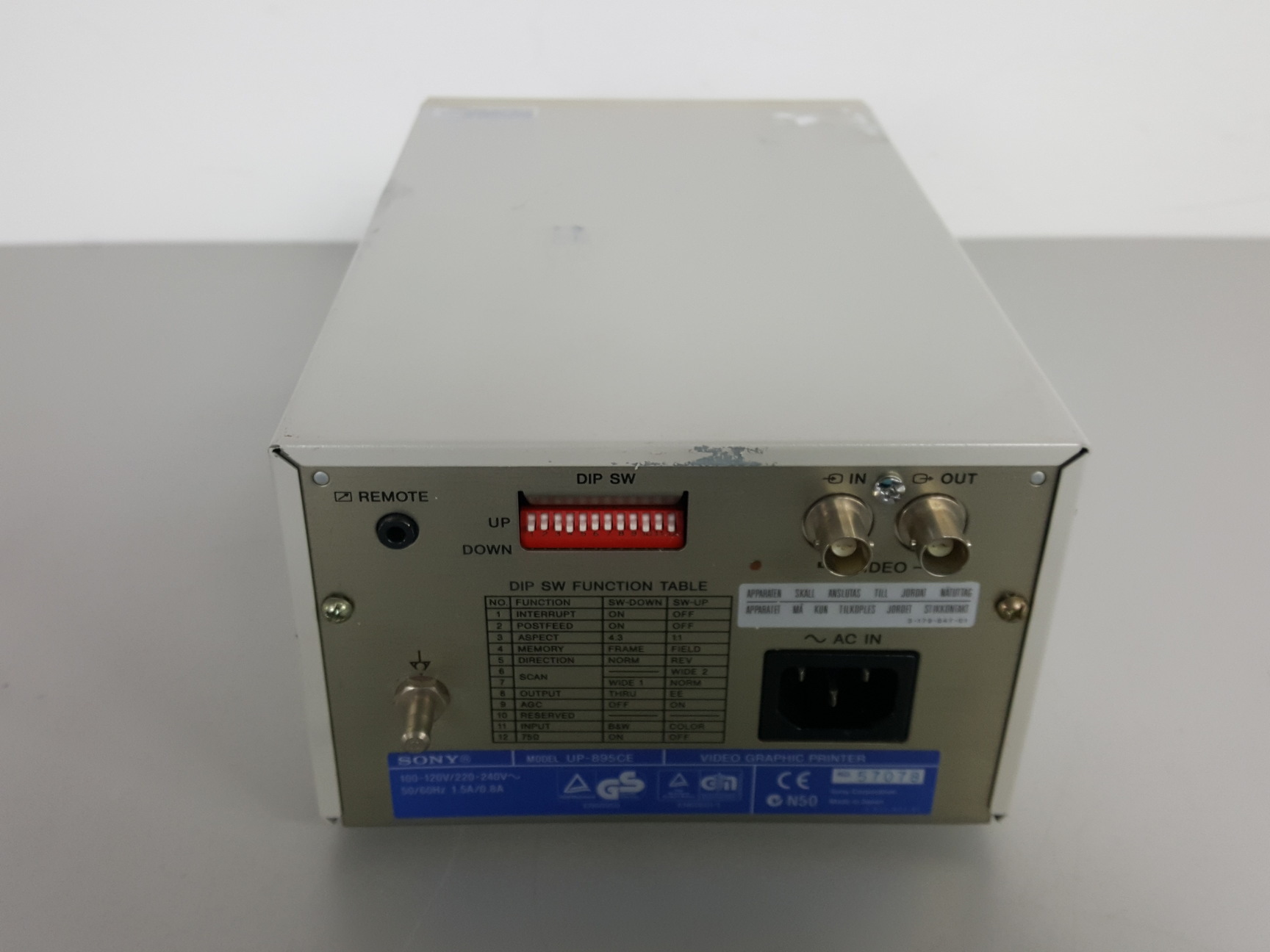 Image of Sony Video Graphic Printer Model - UP-895CE Lab