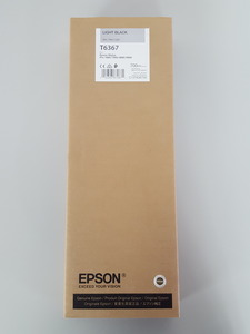 Thumbnail image of Epson T6367 Light Black Toner Cartridge, Printer Ink, Stylus Pro, 700mL 