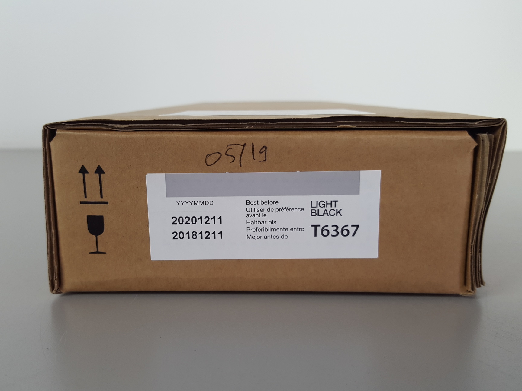 Image of Epson T6367 Light Black Toner Cartridge, Printer Ink, Stylus Pro, 700mL 