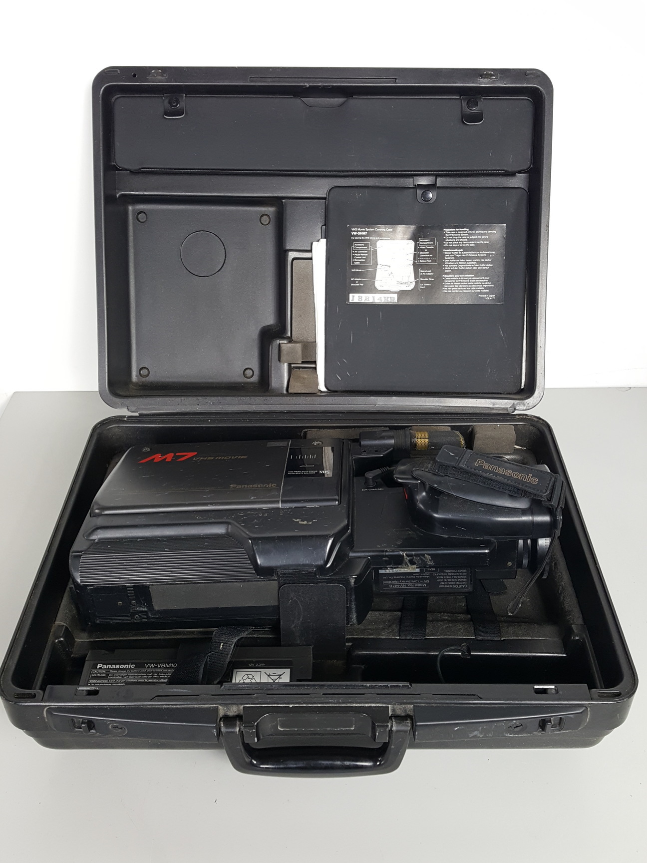 Image of Panasonic VHS Video Camera Recorder Model NV-M7B Camcorder
