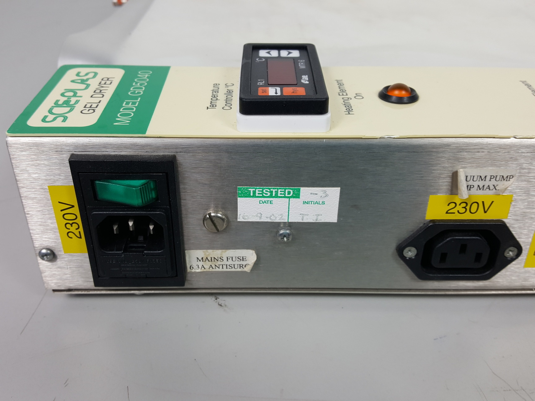Image of SCIE-PLAS Gel Dryer Model - GD5040 Lab