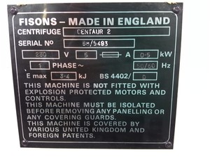 Thumbnail image of MSE Centaur 2 Benchtop Laboratory Centrifuge + 4500rpm Rotor Lab