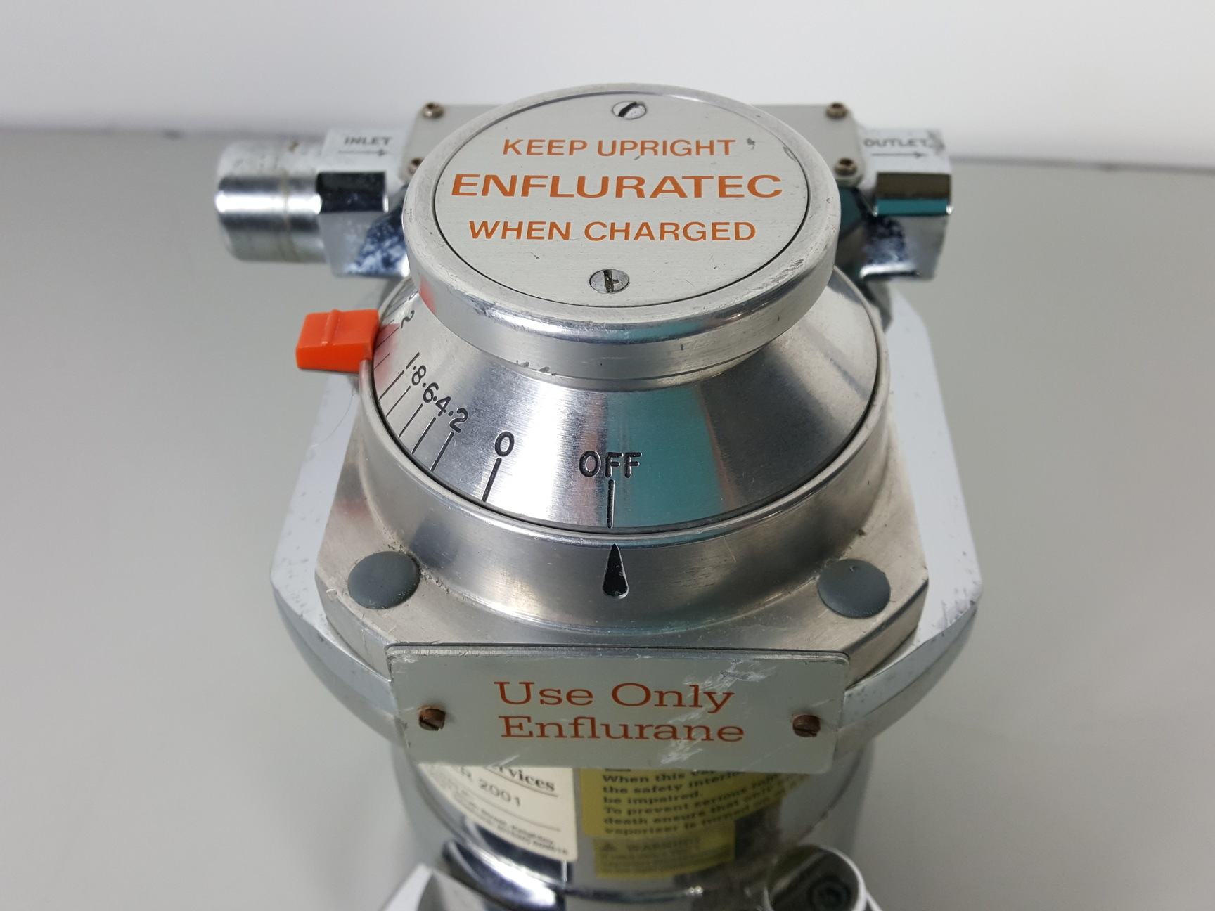 Image of Cyprane Enfluratec Enflurane Vaporizer Lab