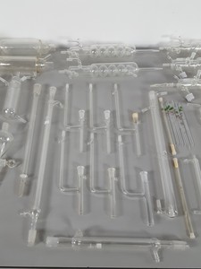 Thumbnail image of Job Lot Distillation Lab Glassware Jointed Glass QuickFit SintaGlass E-MilLab