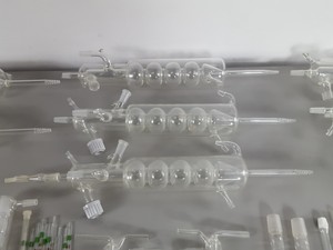 Thumbnail image of Job Lot Distillation Lab Glassware Jointed Glass QuickFit SintaGlass E-MilLab