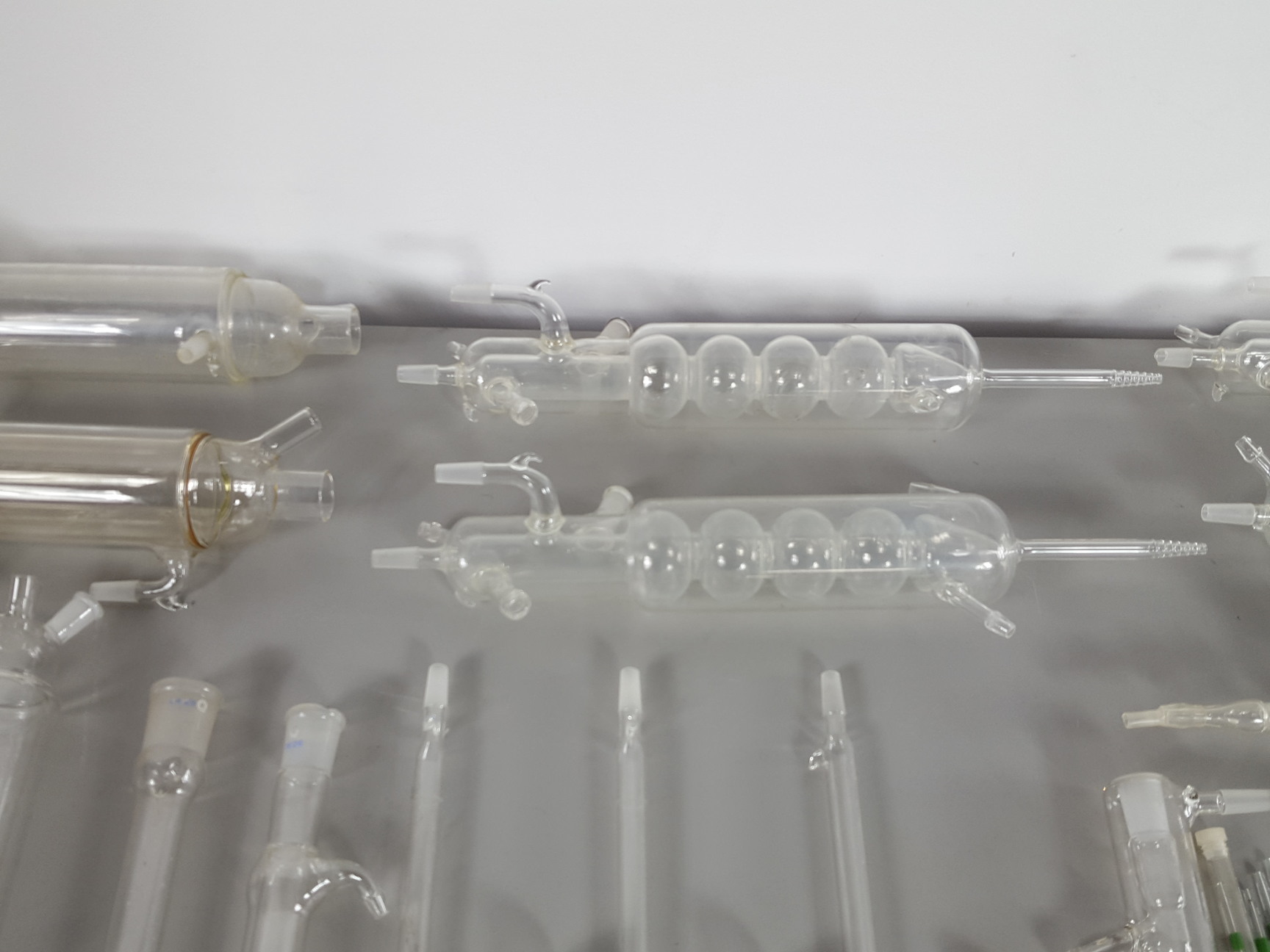 Image of Job Lot Distillation Lab Glassware Jointed Glass QuickFit SintaGlass E-MilLab