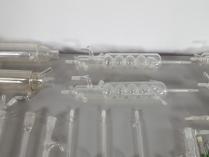 Thumbnail image of Job Lot Distillation Lab Glassware Jointed Glass QuickFit SintaGlass E-MilLab