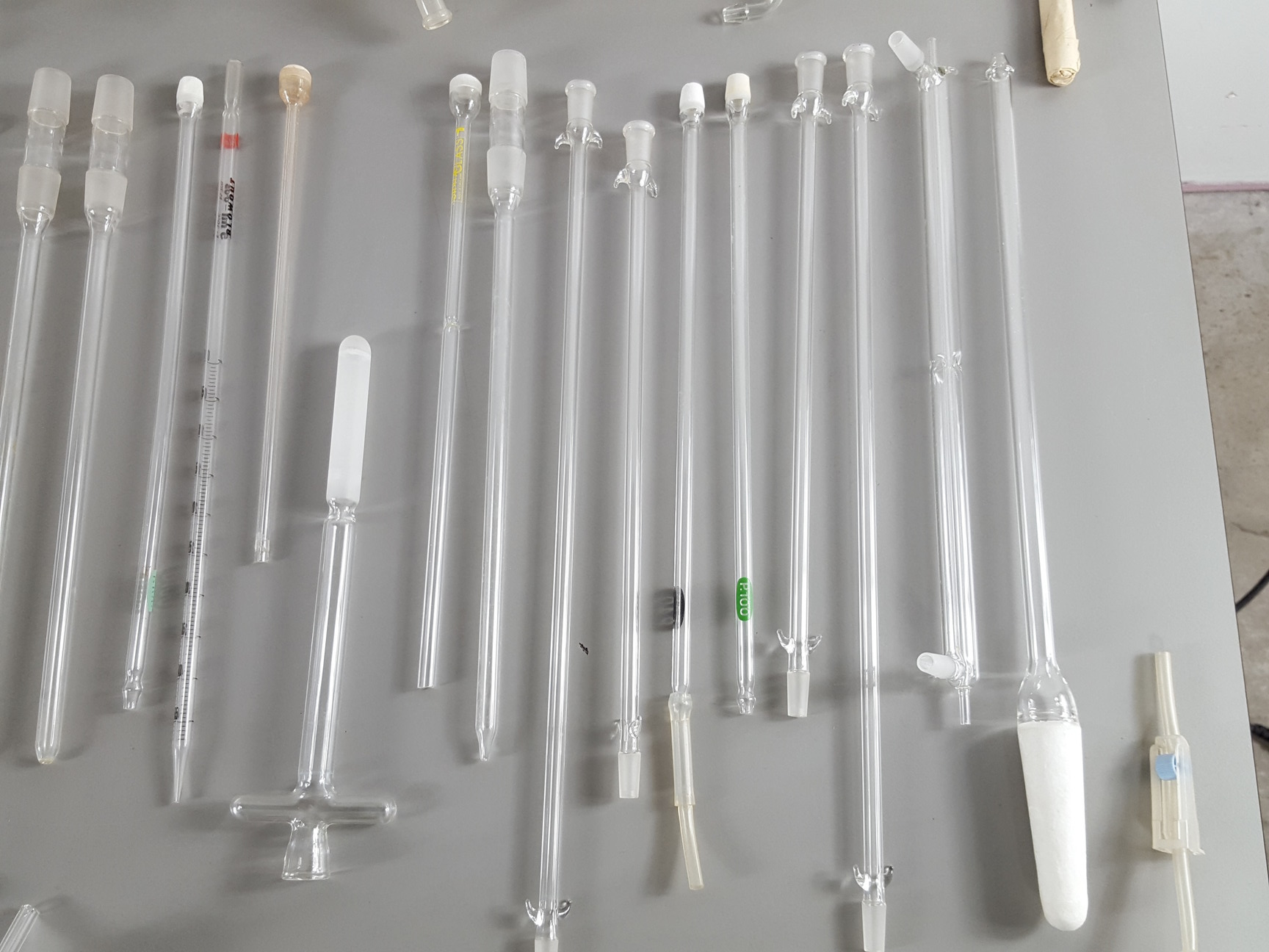 Image of Job Lot Distillation Lab Glassware Jointed Glass QuickFit SintaGlass E-MilLab