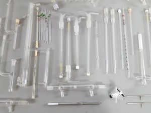 Thumbnail image of Job Lot Distillation Lab Glassware Jointed Glass QuickFit SintaGlass E-MilLab