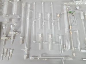 Thumbnail image of Job Lot Distillation Lab Glassware Jointed Glass QuickFit SintaGlass E-MilLab