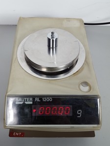Thumbnail image of August Sauter RL 1200 Precision Balance Scales & Cover Lab