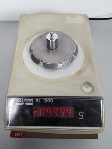Thumbnail image of August Sauter RL 1200 Precision Balance Scales & Cover Lab