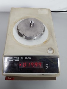 Thumbnail image of August Sauter RL 1200 Precision Balance Scales & Cover Lab