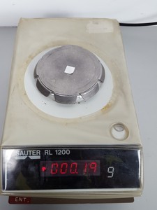 Thumbnail image of August Sauter RL 1200 Precision Balance Scales & Cover Lab