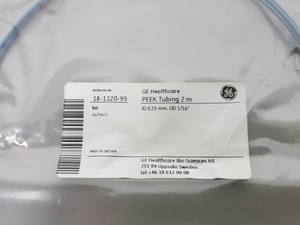 Thumbnail image of 0.25mm & 0.5mm GE Healthcare PEEK Tubing 2m 1/16" Lab (2 packs)