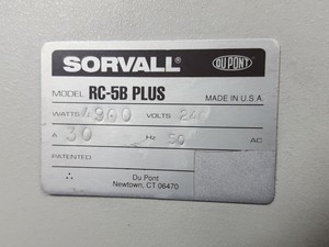 Thumbnail image of Sorvall DuPont RC 5B Plus Floor-Standing Laboratory Centrifuge w/ Manuals lab