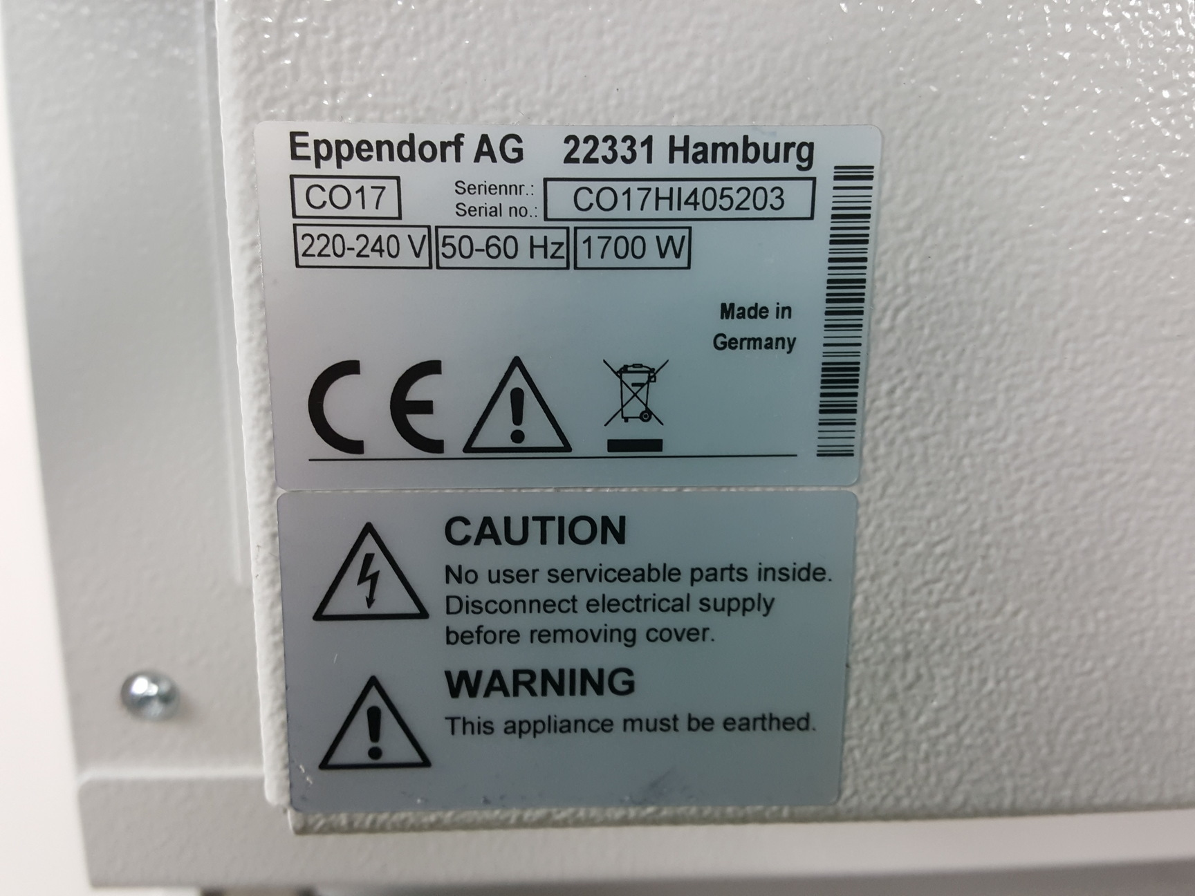 Image of Eppendorf New Brunswick Galaxy 170 S Laboratory Incubator Double Stack Lab